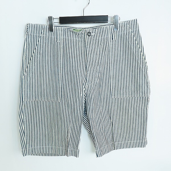 実際に弊社で買取させて頂いた(2)SUGAR CANE/シュガーケーン ヒッコリー ベイカー ショートパンツ SC51407/36