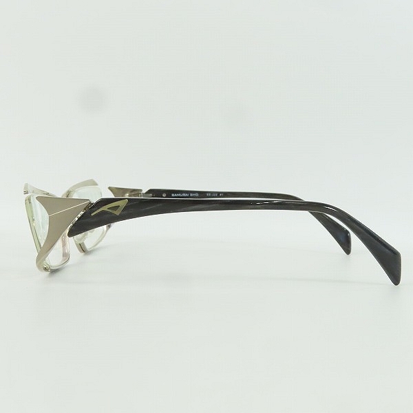 実際に弊社で買取させて頂いたSAMURAI SHO/サムライ翔 チタン 眼鏡/メガネフレーム/アイウェア SS-J22 #1の画像 2枚目