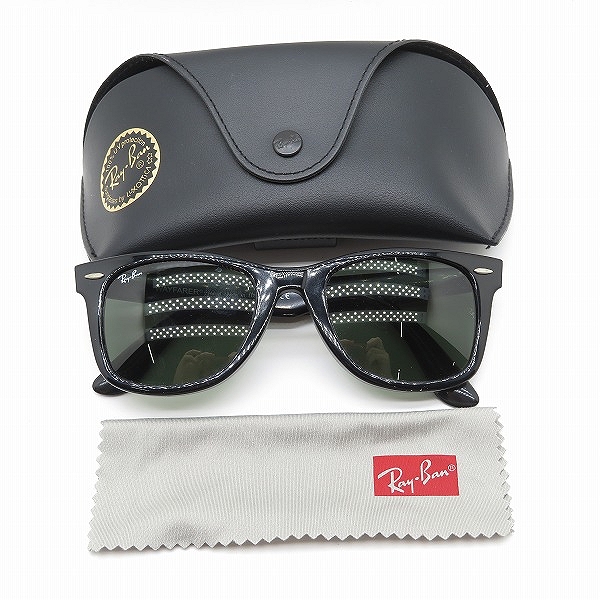 実際に弊社で買取させて頂いたRay-Ban/レイバン WAYFARER/ウェイファーラー メガネフレーム RB2140Fの画像 9枚目