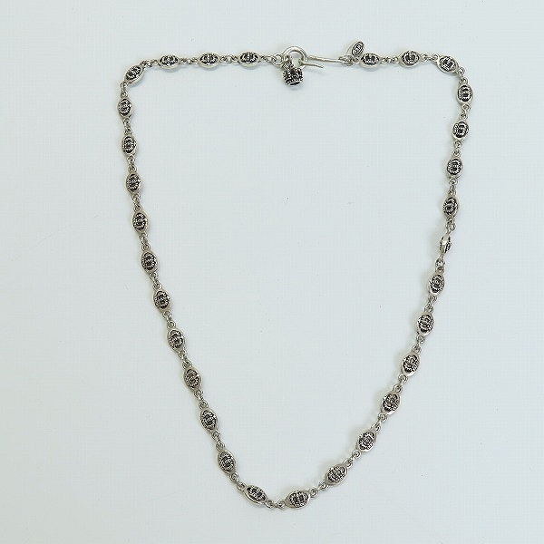 実際に弊社で買取させて頂いたJustin Davis/ジャスティンデイビス QE2 クラウン チェーンネックレス SNJ120の画像 6枚目