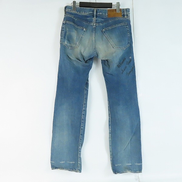 実際に弊社で買取させて頂いたHYSTERIC GLAMOUR/ヒステリックグラマー DOORS プリント USED加工 デニム 0292AP04/30の画像 1枚目