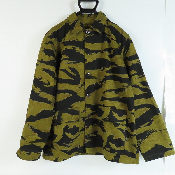 実際に弊社で買取させて頂いたBUZZ RICKSONS/バズリクソンズ ゴールド タイガー ストライプ ジャケット BR14937/40