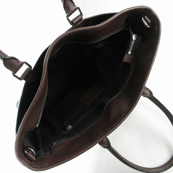 実際に弊社で買取させて頂いたCOACH/コーチ レザー 2WAY トートバッグ/ショルダーバッグ A1861-F54758の画像 4枚目
