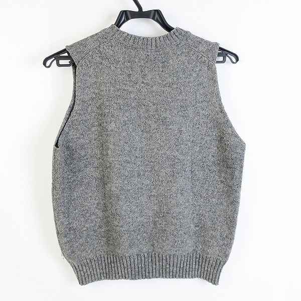 実際に弊社で買取させて頂いたJUNYA WATANABE COMME des GARCONS/ジュンヤワタナベコムデギャルソン ウール混 ニットベスト JN-040160の画像 1枚目