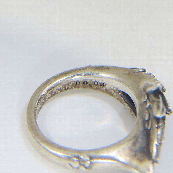 実際に弊社で買取させて頂いたBloody Mary/ブラッディマリー ビビット リング 雛鳥 w/ブルーダイヤ BMR716 /9号の画像 7枚目