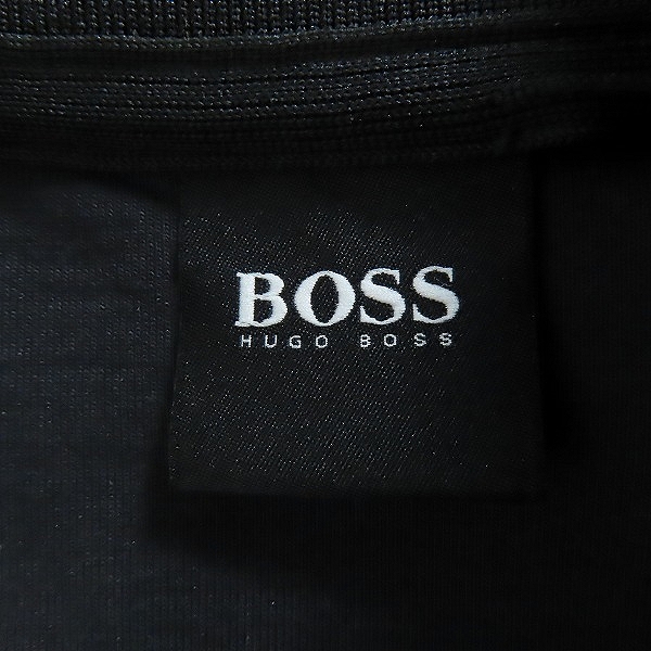 実際に弊社で買取させて頂いたHUGO BOSS/ヒューゴボス ジップアップ ブルゾン/ブラック/Lの画像 2枚目