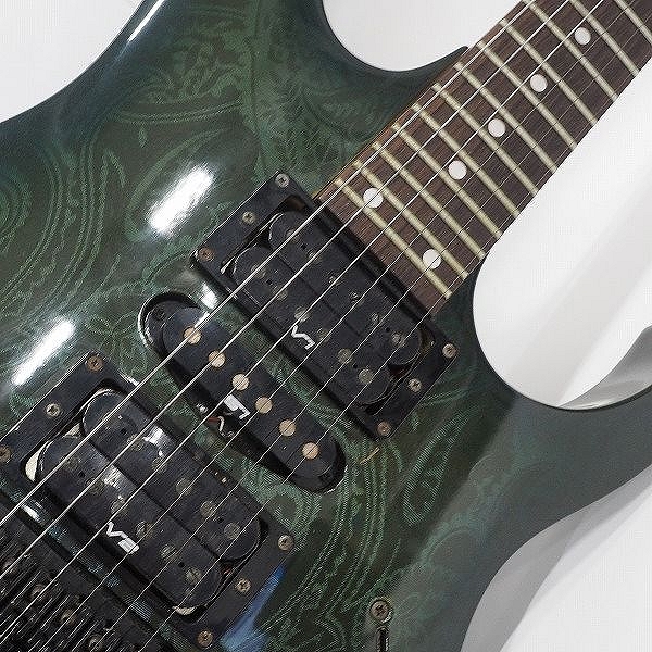 実際に弊社で買取させて頂いた★Ibanez/アイバニーズ RG-PCT-2 エレキギター ペイズリー柄 日本製 ソフトケース付の画像 5枚目