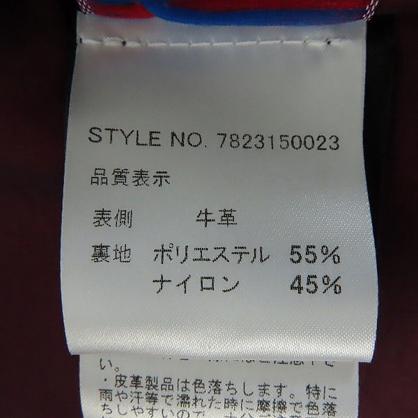 実際に弊社で買取させて頂いたSchott/ショット 41XX 60’S STAND RIDERS シングルラダースジャケット 牛革 7823150023 34の画像 3枚目