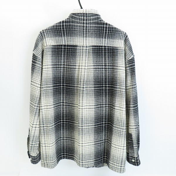 実際に弊社で買取させて頂いたCOOTIE PRODUCTIONS/クーティー 22AW Ombre Check Open Collar Pullover L/S Shirt チェック シャツ CTE-22A403/Lの画像 1枚目