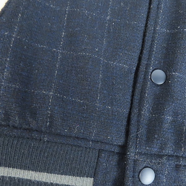 実際に弊社で買取させて頂いたSHIPS JET BLUE/シップスジェットブルー スタジャン 124-05-0151/Mの画像 5枚目