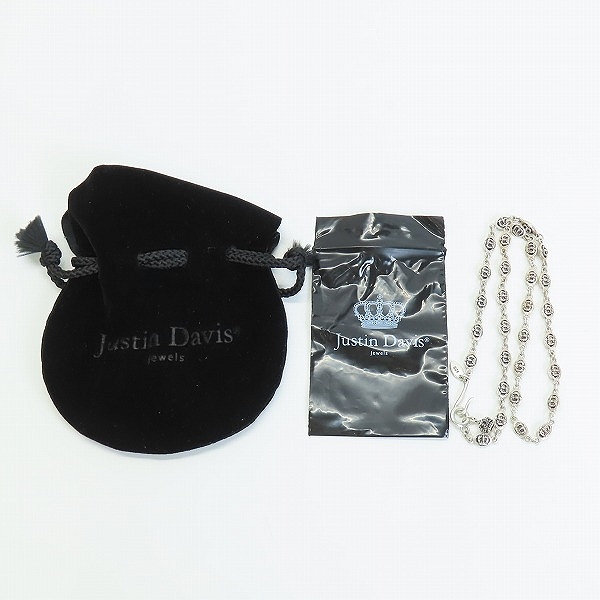 実際に弊社で買取させて頂いたJustin Davis/ジャスティンデイビス QE2 クラウン チェーンネックレス SNJ120の画像 7枚目