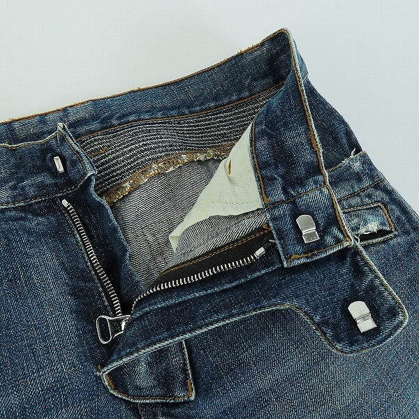 実際に弊社で買取させて頂いたBALMAIN/バルマン デニム パンツ ブラック T500-B433U/29の画像 4枚目