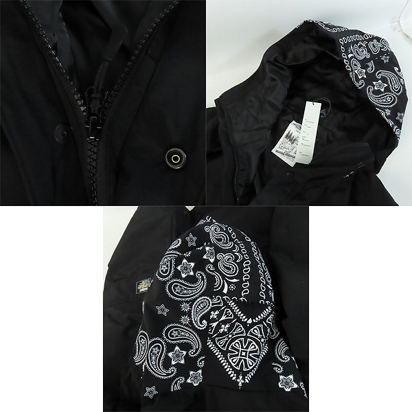 実際に弊社で買取させて頂いた【未使用】CHALLENGER/チャレンジャー BANDANA HOODED JACKET バンダナフーデッドJKT CLG-JK 023-001/Mの画像 6枚目