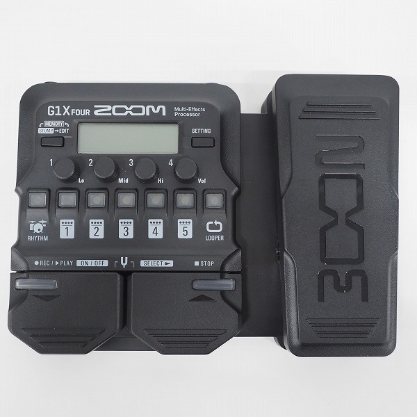 実際に弊社で買取させて頂いた【美品/簡易動作確認済】ZOOM/ズーム G1X FOUR Ver.v1.10 エレキギター用マルチエフェクターの画像 1枚目