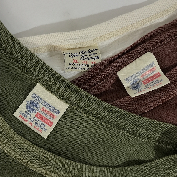 実際に弊社で買取させて頂いた【おまとめ】BUZZ RICKSON'S/バズリクソンズ Tシャツ カットソーの画像 1枚目