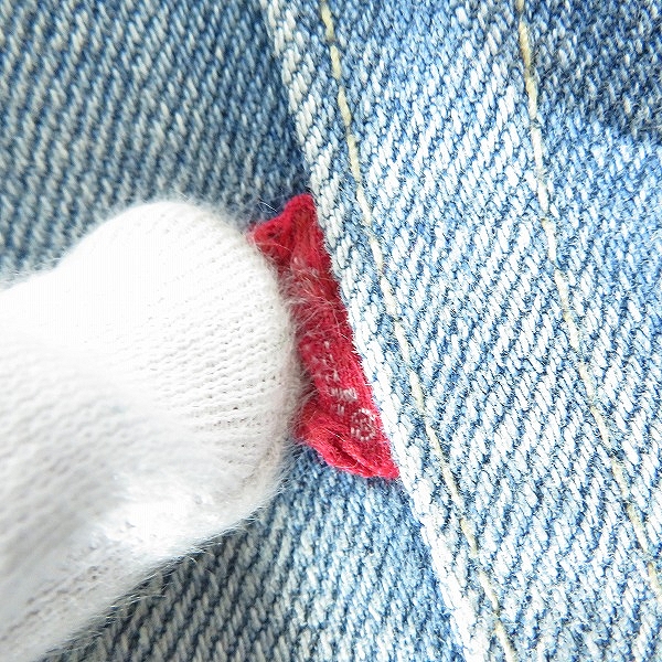 実際に弊社で買取させて頂いたglamb/グラム パッチ ワイドデニムパンツ/ジーンズ/Lの画像 3枚目