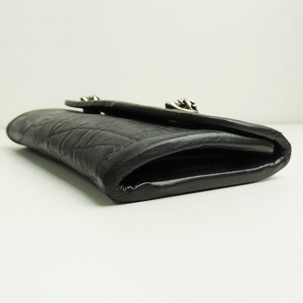 実際に弊社で買取させて頂いたBWL/BILL WALL LEATHER/ビルウォールレザー スカルボタン 長財布/ロングウォレット の画像 2枚目