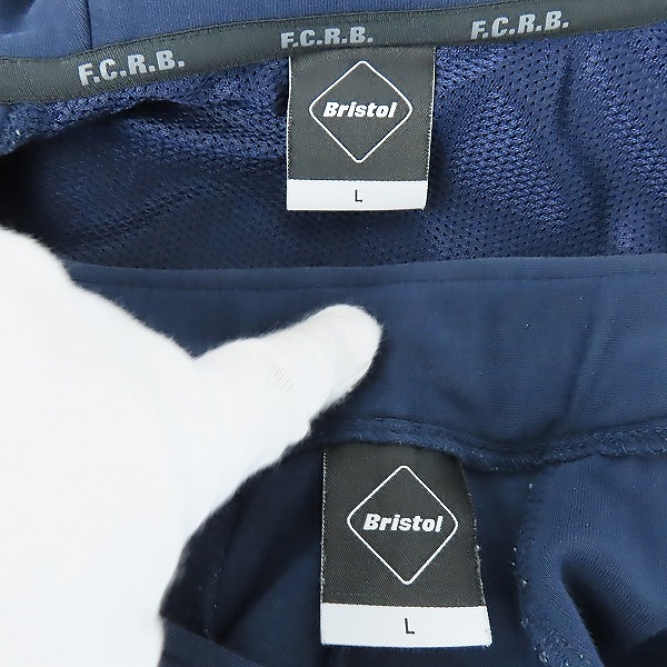 実際に弊社で買取させて頂いたFCRB/エフシーレアルブリストル VENTILATION HOODIE/SWEAT TRAINING PANTS セットアップ FCRB-210020/FCRB-210023/Lの画像 3枚目