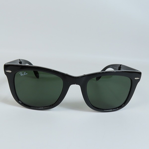 実際に弊社で買取させて頂いたRay-Ban/レイバン FOLDING WAYFARER/ウェイファーラー 折り畳み サングラス/アイウェア ブラック RB4105 601の画像 1枚目