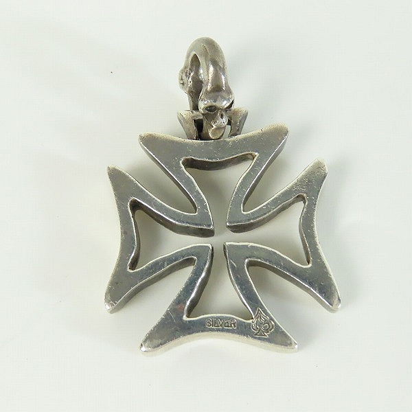 実際に弊社で買取させて頂いた【ギャラ付き】THIRTEEN DESIGNS/サーティーンデザインズ アイアンクロス ペンダントの画像 2枚目