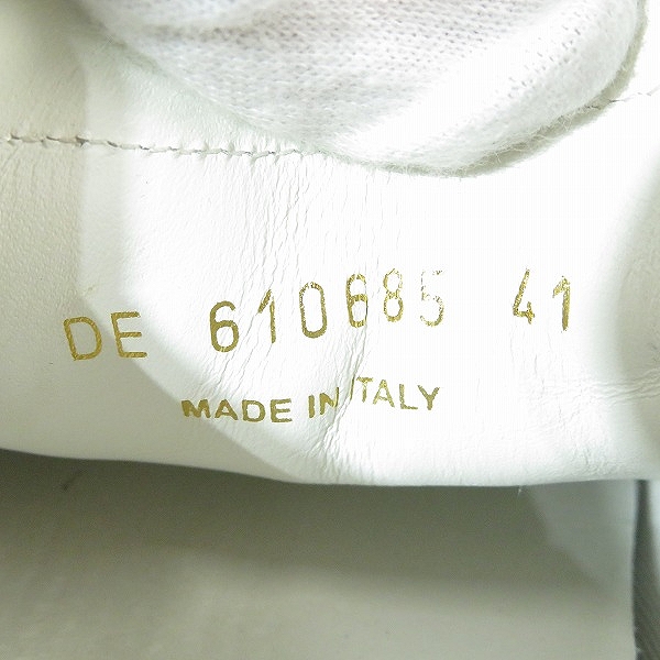 実際に弊社で買取させて頂いたSAINT LAURENT PARIS/サンローランパリ レザースニーカー 610685/41の画像 5枚目