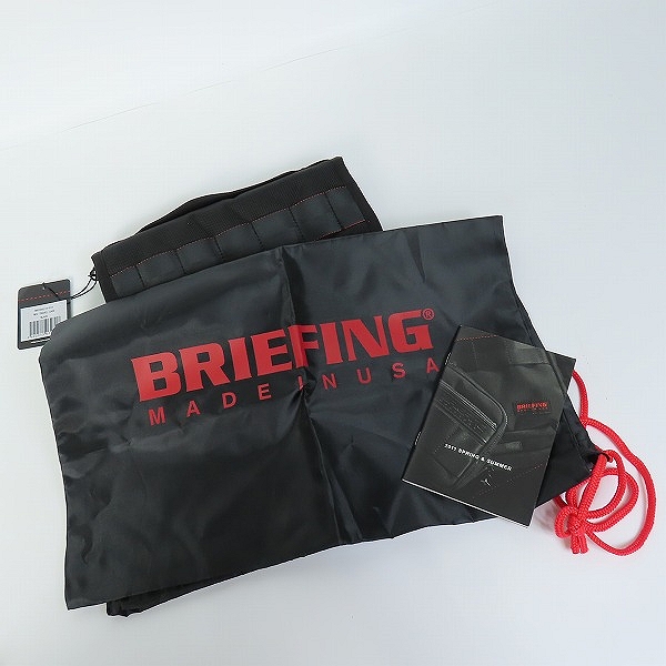 実際に弊社で買取させて頂いたBRIEFING/ブリーフィング トラベルバッグ ブラック BRF069219-010の画像 6枚目