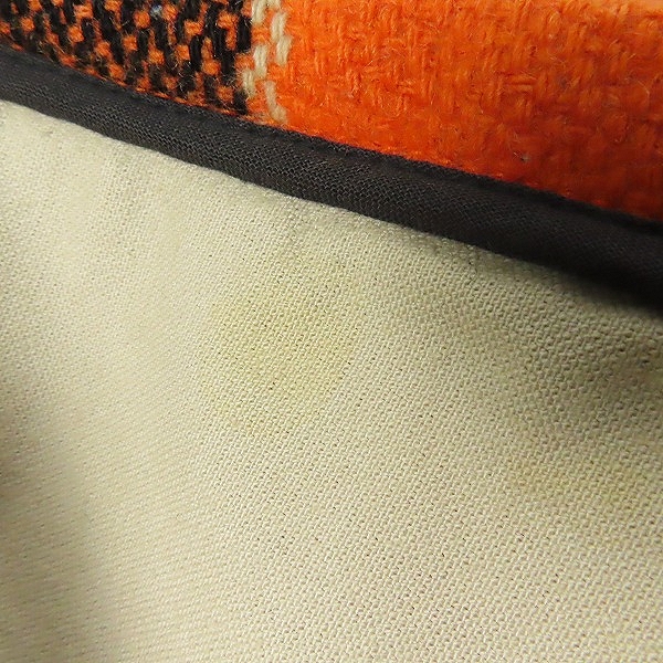 実際に弊社で買取させて頂いたTHE FLAT HEAD GOOGIES/フラットヘッド ウールジップアップ ジャケット チェック柄/38の画像 7枚目