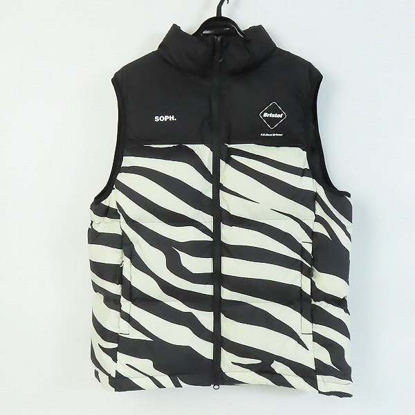 実際に弊社で買取させて頂いたF.C.Real Bristol/エフシーレアルブリストル DOWN VEST ダウンベスト FCRB-232031 L