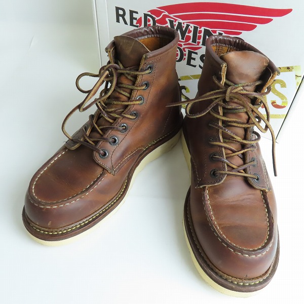 実際に弊社で買取させて頂いたRED WING/レッドウィング 6inch Classic MOC 6インチ クラシックモック 1907/US7 