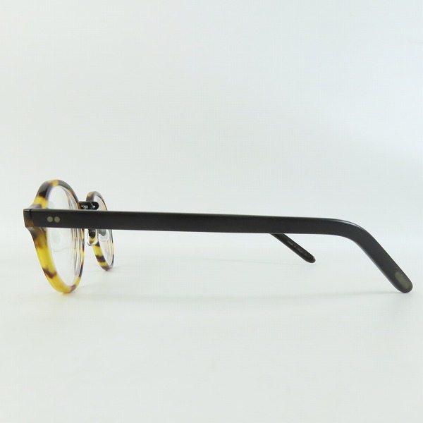 実際に弊社で買取させて頂いたOLIVER PEOPLES/オリバーピープルズ 度入り眼鏡/メガネフレーム/アイウェア 1955 雅 Limited Editionの画像 2枚目