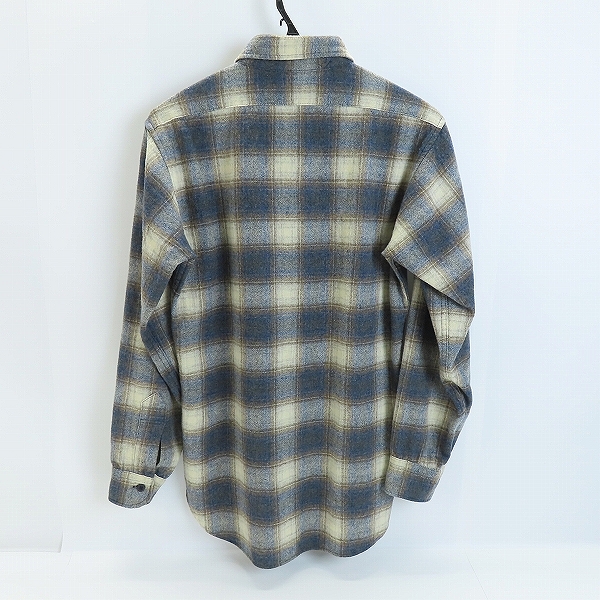 実際に弊社で買取させて頂いたPENDLETON/ペンドルトン ウール チェック フランネルシャツ 長袖シャツ/Sの画像 1枚目
