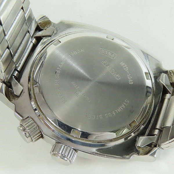 実際に弊社で買取させて頂いたCASIO/カシオ スーパーイルミネーター MTD-1049【動作未確認】の画像 4枚目