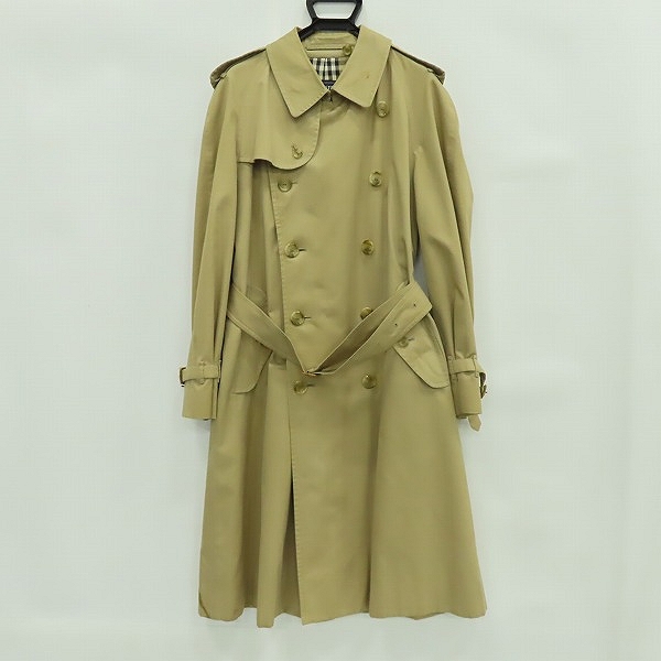 実際に弊社で買取させて頂いたburberry's/バーバリーズ  bloomingdale's 裏地チェック柄 トレンチコート 44