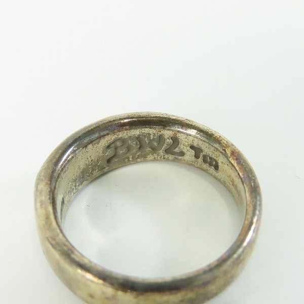 実際に弊社で買取させて頂いたBill Wall Leather/BWL/ビルウォールレザー スムース Cクロス クロス リング 21号の画像 7枚目