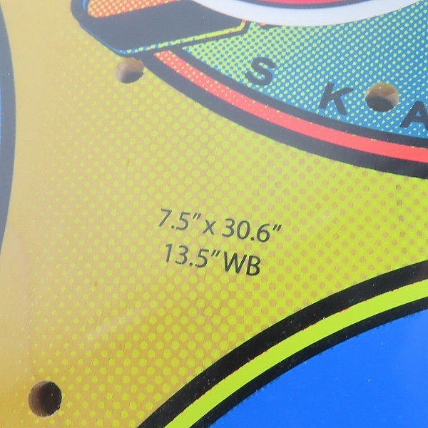 実際に弊社で買取させて頂いた【未開封】SANTA CRUZ/サンタクルーズ CONTRA DOT スケートボード デッキの画像 3枚目
