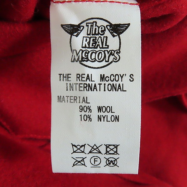 実際に弊社で買取させて頂いたThe REAL McCOYS/リアルマッコイズ U.S. NAVY MILITARY SOUVENIR WOOL SHIRT スーベニア ウールナイロン シャツ MS21101/Sの画像 5枚目