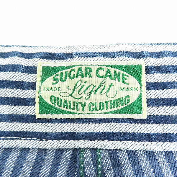 実際に弊社で買取させて頂いた(1)SUGAR CANE/シュガーケーン ヒッコリー ベイカー ショートパンツ SC51407/36の画像 3枚目