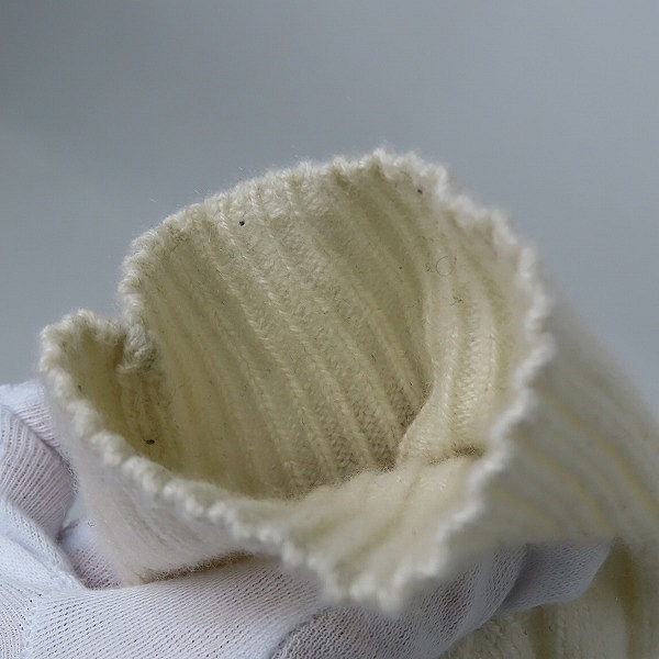 実際に弊社で買取させて頂いたDunhill/ダンヒル カシミヤ100% ケーブル編みクルーネックニット/Lの画像 6枚目