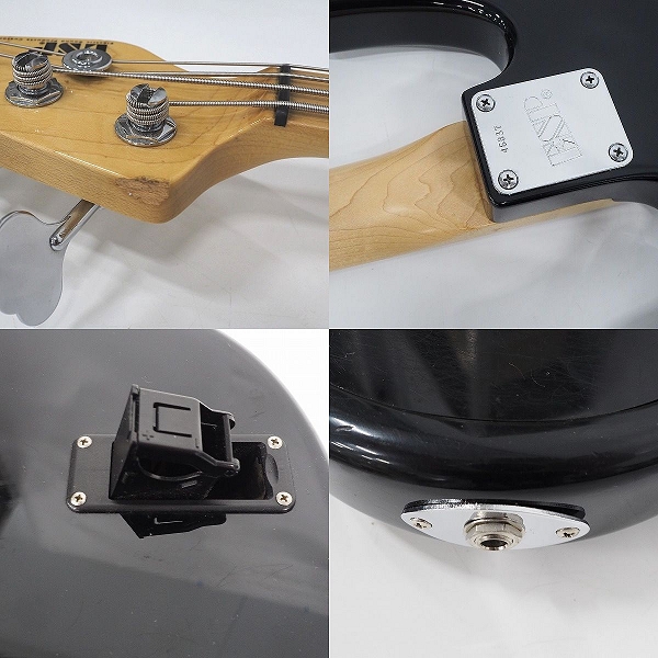 実際に弊社で買取させて頂いた★【難有り】ESP/イーエスピー AP-230SL アクティブ 4弦エレキベース BLACK ギグケース付の画像 8枚目