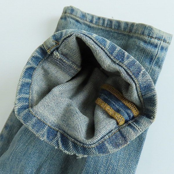 実際に弊社で買取させて頂いたSAINT LAURENT PARIS/サンローランパリ 15SS ニークラッシュデニムパンツ 399086/30の画像 9枚目
