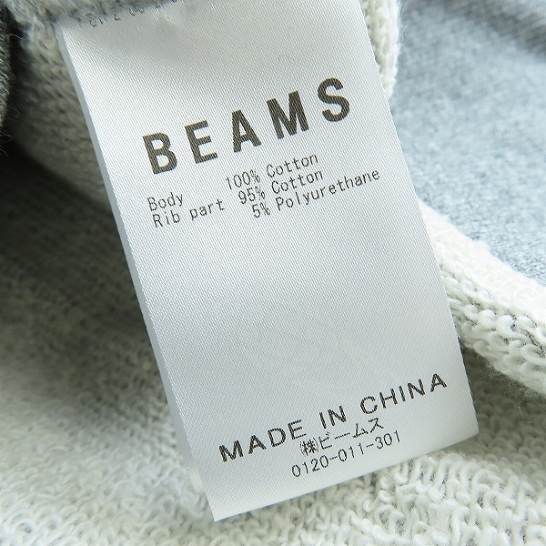実際に弊社で買取させて頂いた【未使用】BEAMS/ビームス ベートーベン プルオーバー スウェット/Lの画像 3枚目
