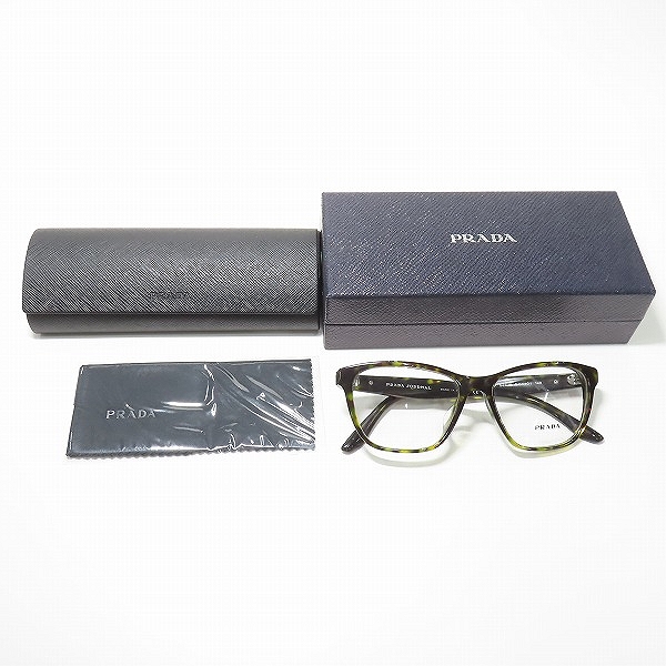 実際に弊社で買取させて頂いた(1)PRADA JOURNAL/プラダ ジャーナル メガネフレーム アイウェア VPR04T-F/2AU-1O1の画像 9枚目