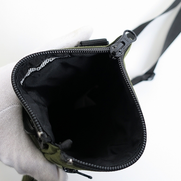 実際に弊社で買取させて頂いたNEIGHBORHOOD/ネイバーフッド MINI VERTICAL BAG 232TQNH-CG02/Fの画像 4枚目