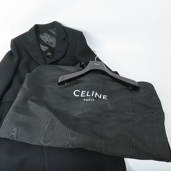 実際に弊社で買取させて頂いたCELINE/セリーヌ DOUBLE-BREASTED TUXEDO CHESTERFIELD/ダブルブレストタキシードチェスターコート2Ｍ025863C/44の画像 8枚目