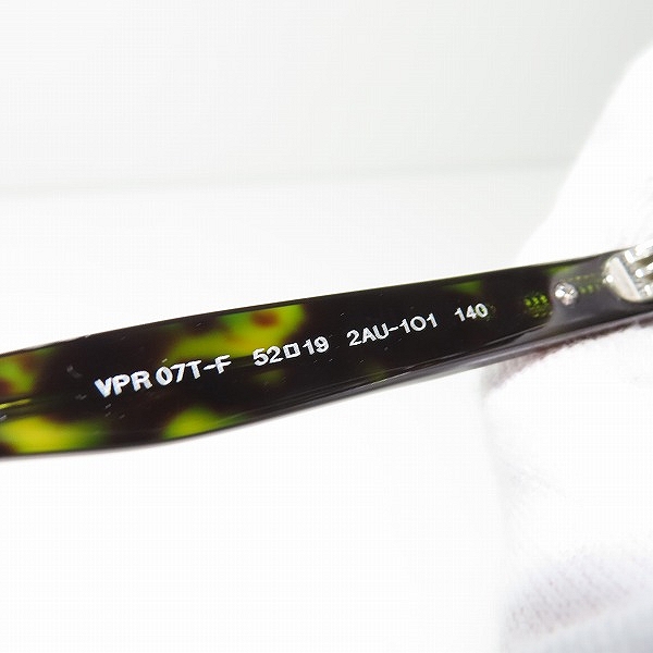 実際に弊社で買取させて頂いたPRADA JOURNAL/プラダ ジャーナル メガネフレーム アイウェア VPR07T-Fの画像 5枚目