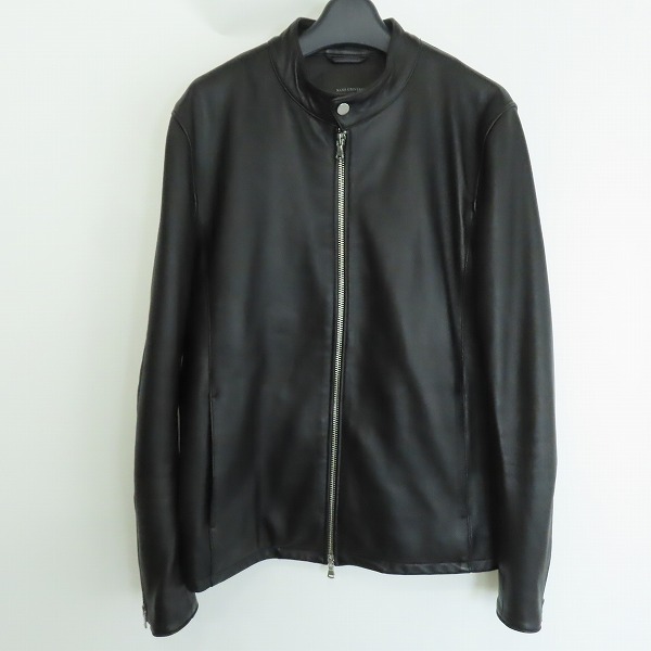 実際に弊社で買取させて頂いたnano universe/ナノユニバース 羊革/シープレザー シングル ライダースジャケット NUC11LOW001SH M
