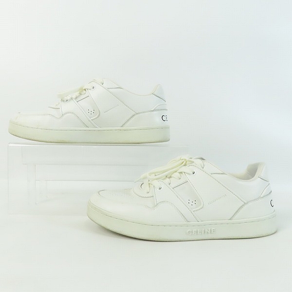 実際に弊社で買取させて頂いたCELINE/セリーヌ ローカット レザースニーカー RM1221/39の画像 3枚目