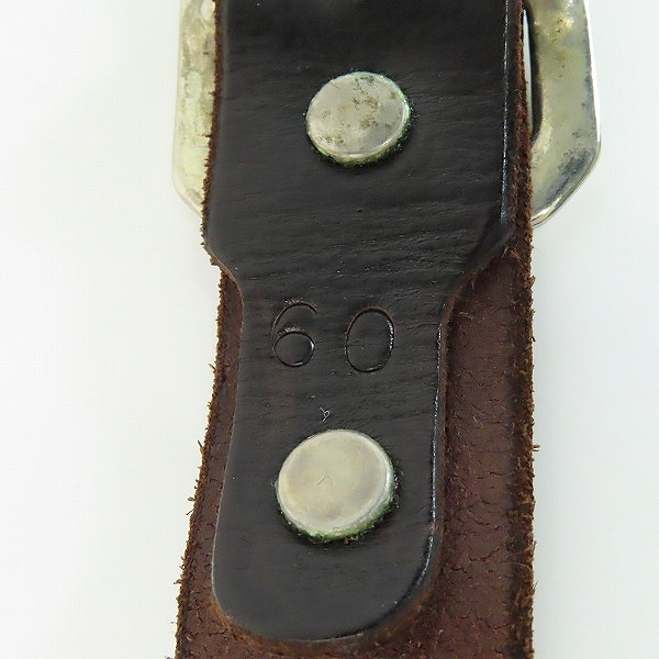 実際に弊社で買取させて頂いたHTC/Hollywood Trading Company/エイチティーシー キッズ スタッズ/コンチョ ベルト 60の画像 3枚目