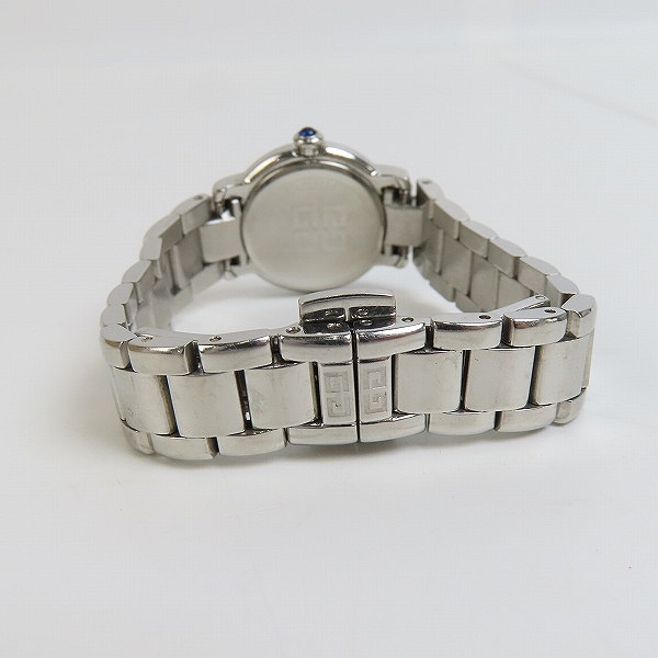 実際に弊社で買取させて頂いたGIVENCHY/ジバンシィ シェル文字盤 ラウンド レディース ウォッチ【動作未確認】の画像 2枚目