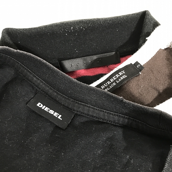 実際に弊社で買取させて頂いた【おまとめ】ロアー/ディーゼル/バーバリーブラックレーベル 他 ポロシャツ/Tシャツ/ベスト 等